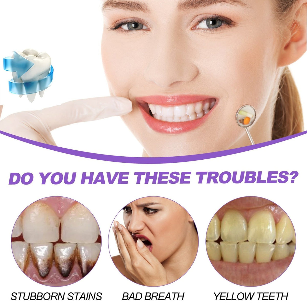 V34 Purple White Refining Serum for Oral Care - V34 Labs