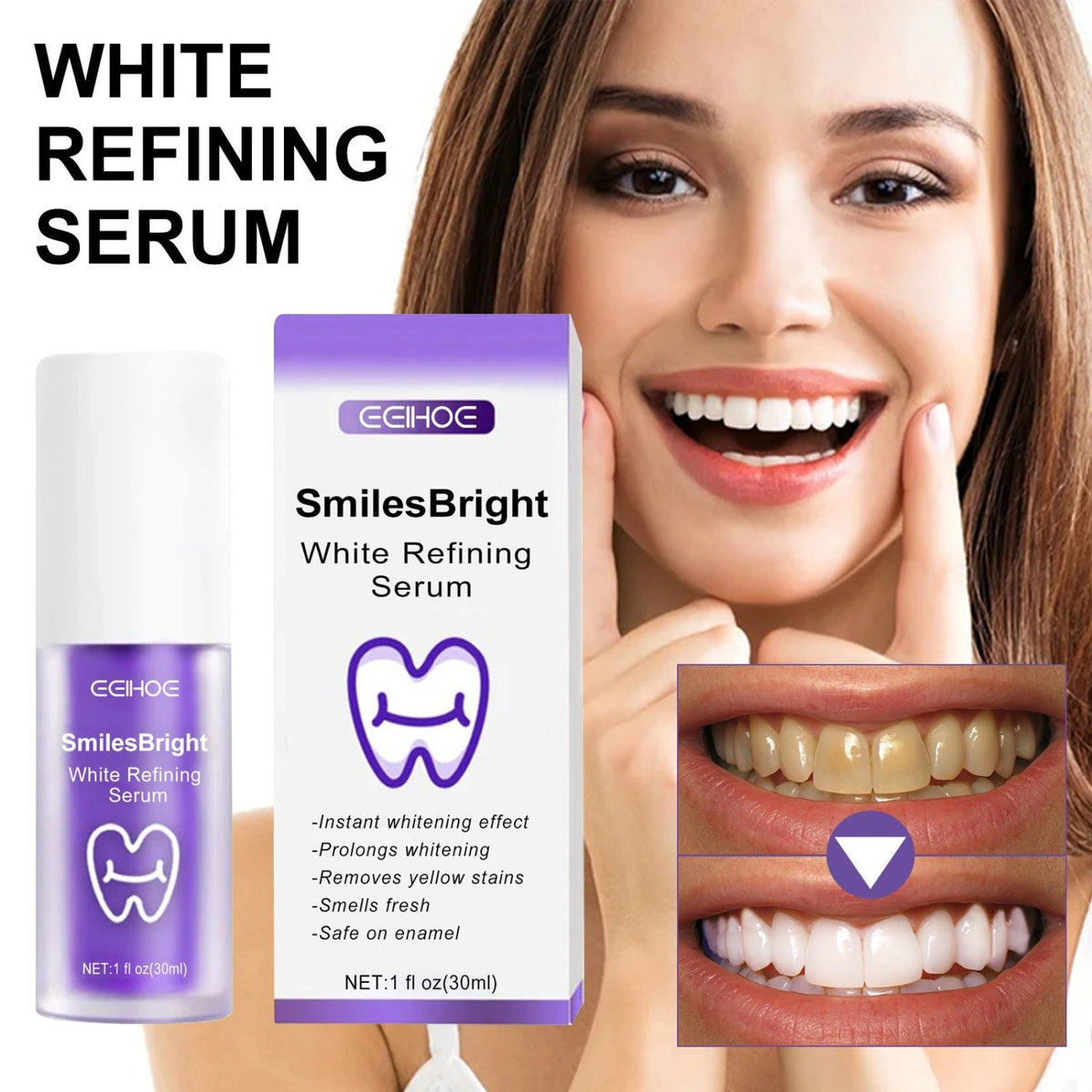 V34 Purple White Refining Serum for Oral Care - V34 Labs