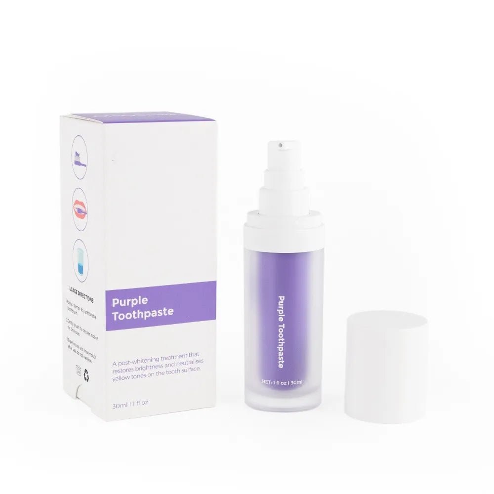 V34 Teeth Whitening Purple Mousse Toothpaste - V34 Labs