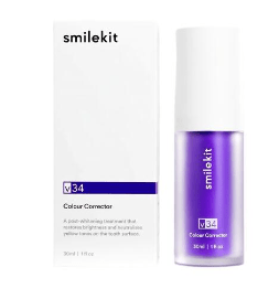 V34 Teeth Whitening Purple Mousse Toothpaste - V34 Labs