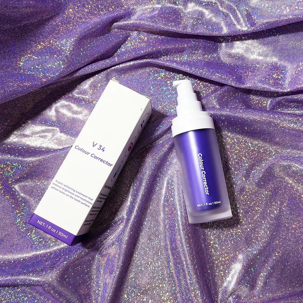 V34 Teeth Whitening Purple Mousse Toothpaste - V34 Labs