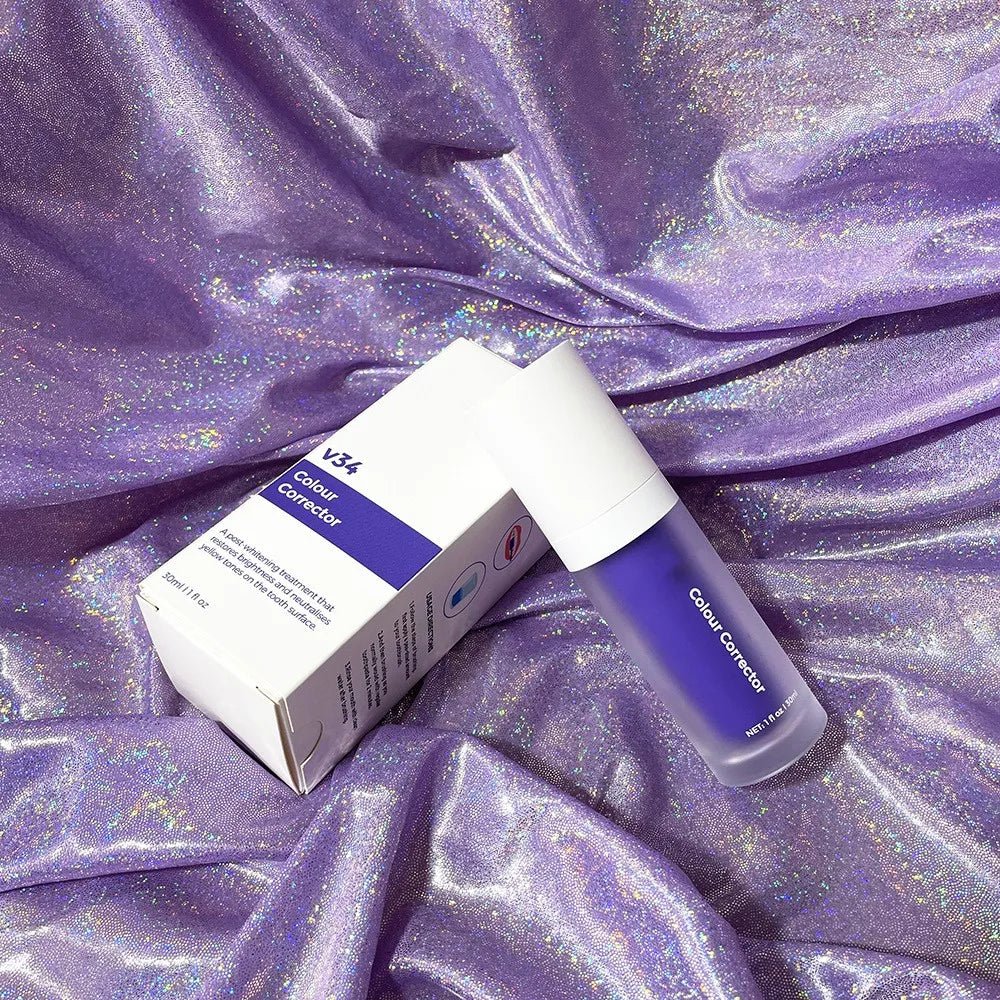 V34 Teeth Whitening Purple Mousse Toothpaste - V34 Labs