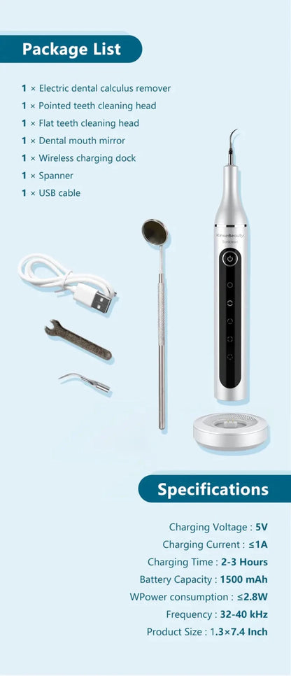 V34 Ultrasonic Irrigator Dental Scaler for Teeth Whitening & Cleanup - V34 Labs